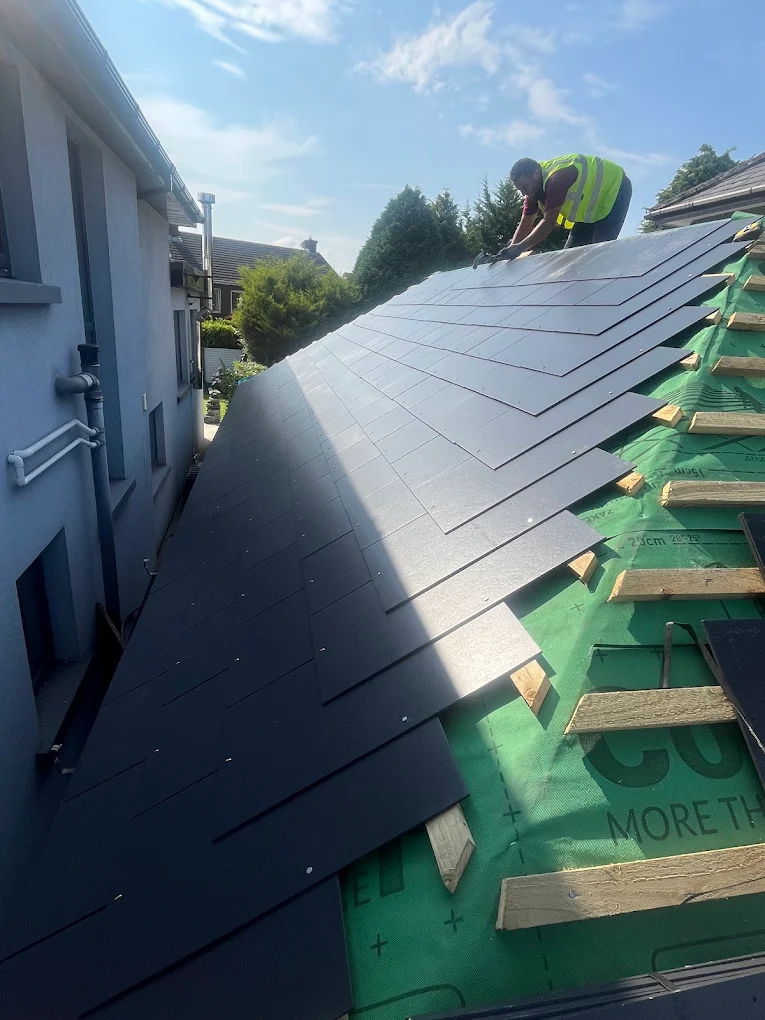 installing a slate roof